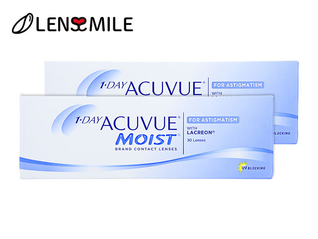 ワンデーアキュビューモイスト 乱視用 (トーリック)  1日使い捨て 処方箋不要 30枚入り 2箱セット