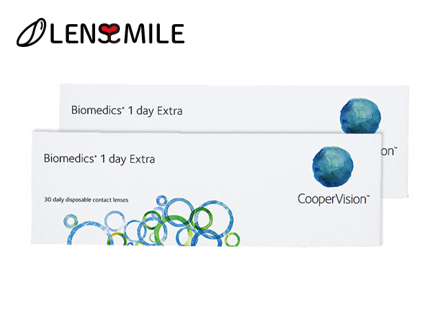 バイオメディックスワンデーエキストラ (ワンデー バイオメディックス EV) 1日使い捨て 処方箋不要 30枚入り 2箱セット クーパービジョン