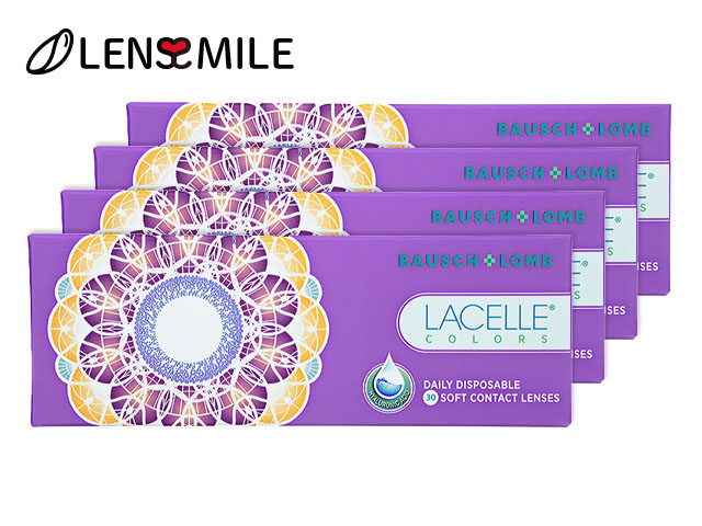 ラッセルカラーズ 1日使い捨て 処方箋不要 30枚入り 4箱セット ボシュロム