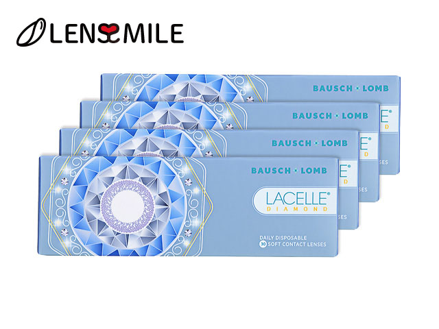 ラッセルダイヤモンド 1日使い捨て 処方箋不要 30枚入り 4箱セット ボシュロム