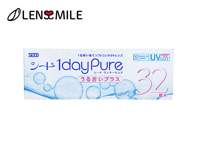 シード 1dayPure うるおいプラス (seed ワンデーピュア うるおいプラス) 1日使い捨て 32枚入り シード