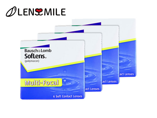 ソフレンズ 遠近両用 2週間使い捨て 処方箋不要 6枚入り 4箱セット
