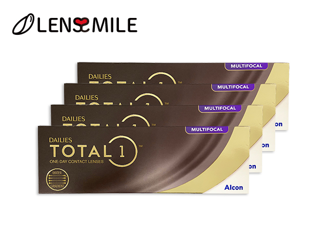 デイリーズトータル1 遠近両用  1日使い捨て 処方箋不要 30枚入り 4箱セット アルコン