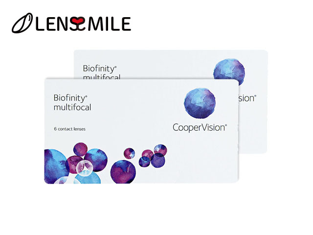 バイオフィニティ  遠近両用  2週間使い捨て 処方箋不要 6枚入り 2箱セット クーパービジョン