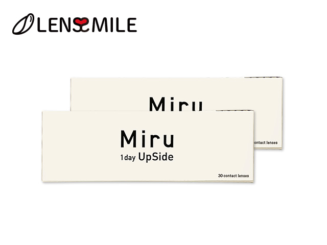 ミル ワンデイ アップサイド 1日使い捨て 処方箋不要 30枚入り 2箱セット メニコン