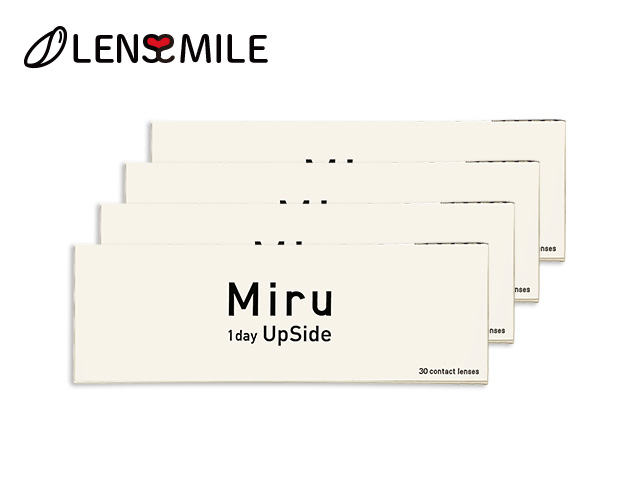 ミル ワンデイ アップサイド 1日使い捨て 処方箋不要 30枚入り 4箱セット メニコン