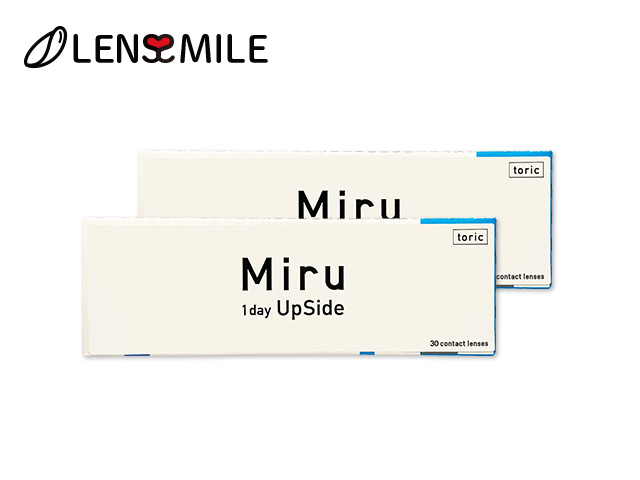 ミル ワンデイ アップサイド 乱視用(トーリック) 1日使い捨て 処方箋不要 30枚入り 2箱セット メニコン